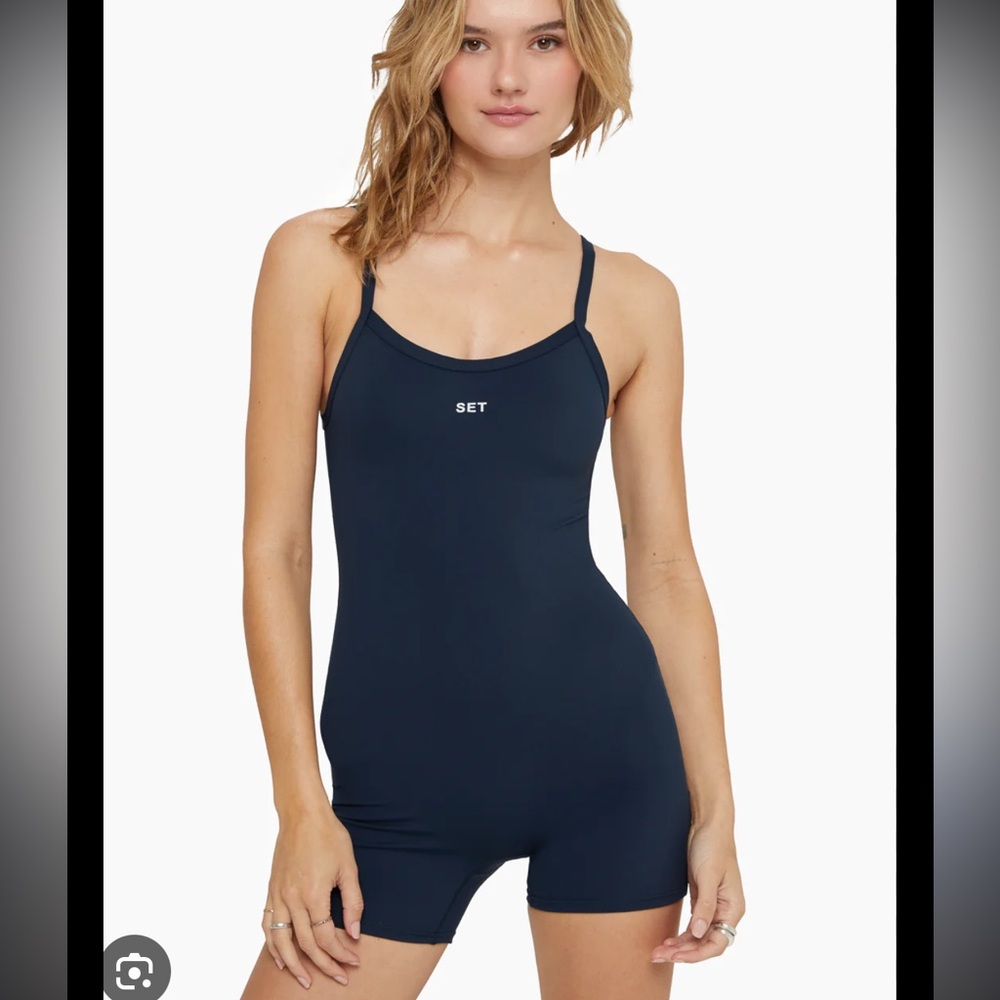 SET Active Navy Jumpsuit romper